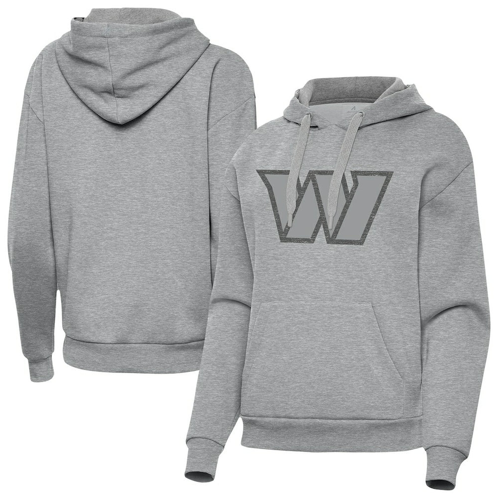 Washington Commanders Antigua Women's Victory Hoodie - Heather Gray for sale