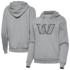 Washington Commanders Antigua Women's Victory Hoodie - Heather Gray for sale