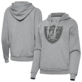 Las Vegas Raiders Antigua Women's Victory Hoodie - Heather Gray discount