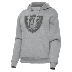 Las Vegas Raiders Antigua Women's Victory Hoodie - Heather Gray discount