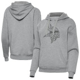 Minnesota Vikings Antigua Women's Victory Hoodie - Heather Gray online