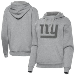 New York Giants Antigua Women's Victory Hoodie - Heather Gray cheap