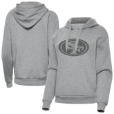 San Francisco 49ers Antigua Women's Victory Hoodie - Heather Gray on sale