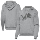 Detroit Lions Antigua Women's Victory Hoodie - Heather Gray on sale