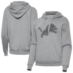 Detroit Lions Antigua Women's Victory Hoodie - Heather Gray on sale