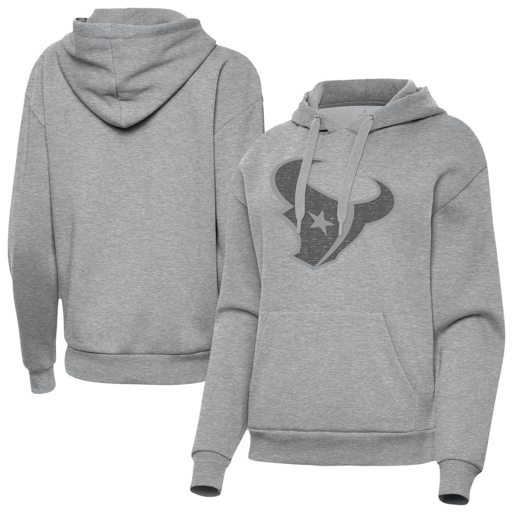 Houston Texans Antigua Women's Victory Hoodie - Heather Gray discount