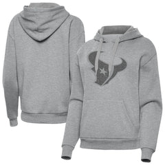 Houston Texans Antigua Women's Victory Hoodie - Heather Gray discount