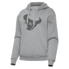 Houston Texans Antigua Women's Victory Hoodie - Heather Gray discount