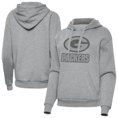 Green Bay Packers Antigua Women's Victory Hoodie - Heather Gray online