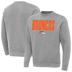 Denver Broncos Antigua Victory Sweatshirt - Heather Gray outlet