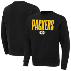 Green Bay Packers Antigua Victory Sweatshirt - Black on sale