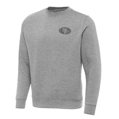 San Francisco 49ers Antigua Victory Sweatshirt - Heather Gray on sale
