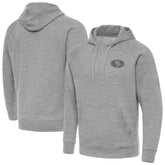 San Francisco 49ers Antigua Victory Hoodie - Heather Gray on sale