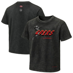 San Francisco 49ers EQUIHUA Retro T-Shirt - Black for sale