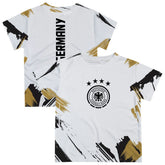 Germany National Team Vive La Fete Youth Paint Brush T-Shirt - White discount
