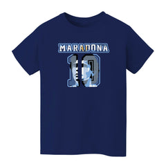 Diego Maradona Argentina National Team Vive La Fete Youth Name & Number T-Shirt - Navy shop