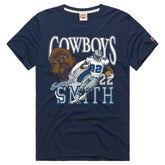 Emmitt Smith Dallas Cowboys Homage Unisex Retired Player Classic Caricature T-Shirt - Navy on sale