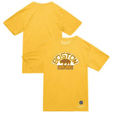 Boston Bruins Mitchell & Ness Heritage T-Shirt Gold
