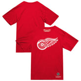 Detroit Red Wings Mitchell & Ness Heritage T-Shirt Red