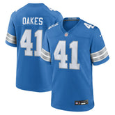 Gunnar Oakes Detroit Lions Team Game Jersey - Blue | Nike online