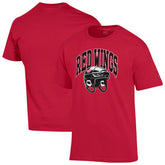 Detroit Red Wings Champion Helmet T-Shirt Red