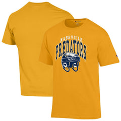 Nashville Predators Champion Helmet T-Shirt Gold