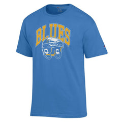St. Louis Blues Champion Helmet T-Shirt Blue