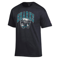 San Jose Sharks Champion Helmet T-Shirt Black