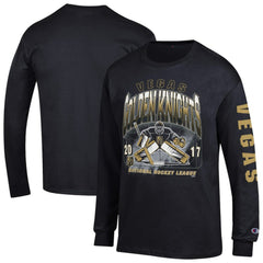 Vegas Golden Knights Champion Long Sleeve Jersey T-Shirt Black