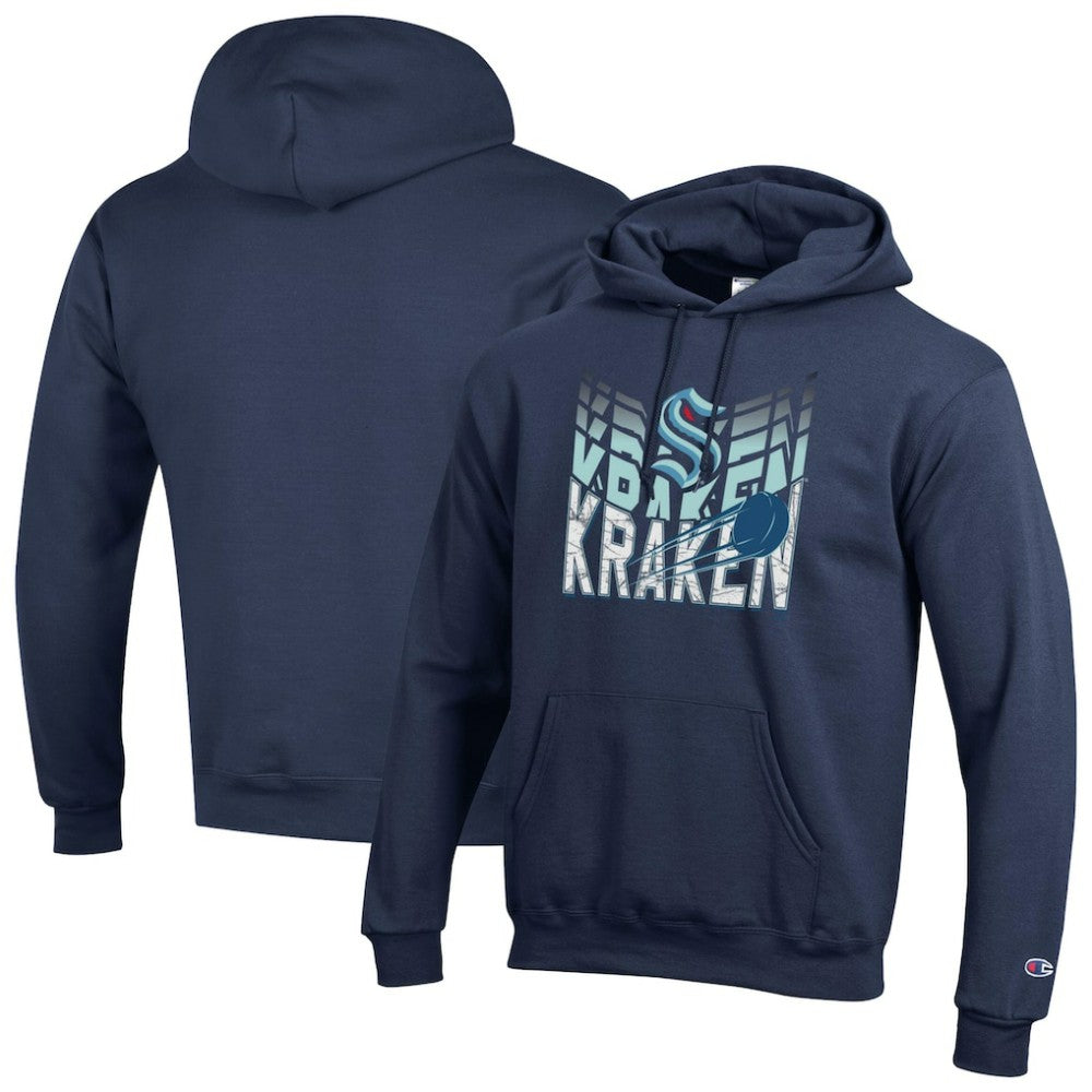 Seattle Kraken Champion Powerblend Hoodie Navy