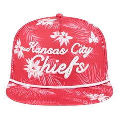 Kansas City Chiefs New Era Palm Print A-Frame 9FIFTY Snapback Hat - Red cheap