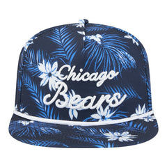 Chicago Bears New Era Palm Print A-Frame 9FIFTY Snapback Hat - Navy for sale