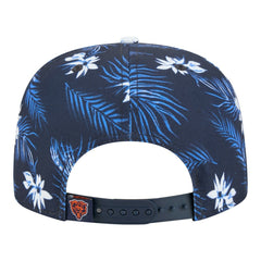 Chicago Bears New Era Palm Print A-Frame 9FIFTY Snapback Hat - Navy for sale