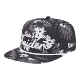 Las Vegas Raiders New Era Palm Print A-Frame 9FIFTY Snapback Hat - Black cheap