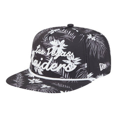 Las Vegas Raiders New Era Palm Print A-Frame 9FIFTY Snapback Hat - Black cheap