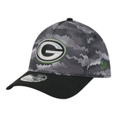 Green Bay Packers New Era Camo A-Frame 39THIRTY Flex Hat - Black outlet