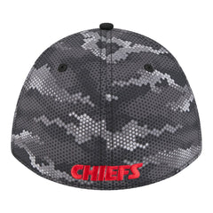 Kansas City Chiefs New Era Camo A-Frame 39THIRTY Flex Hat - Black cheap
