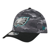 Philadelphia Eagles New Era Camo A-Frame 39THIRTY Flex Hat - Black cheap