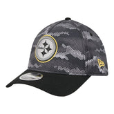 Pittsburgh Steelers New Era Camo A-Frame 39THIRTY Flex Hat - Black sale