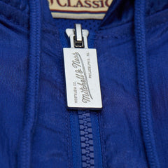 Dallas Mavericks Playmaker Full-Zip Hooded Windbreaker Jacket sale - Blue | Mitchell & Ness online
