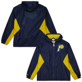 Indiana Pacers Playmaker Full-Zip Hooded Windbreaker Jacket - Navy | Mitchell & Ness discount