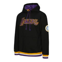 Los Angeles Lakers Unisex Vintage Heavyweight Hoodie - Black | Mitchell & Ness online