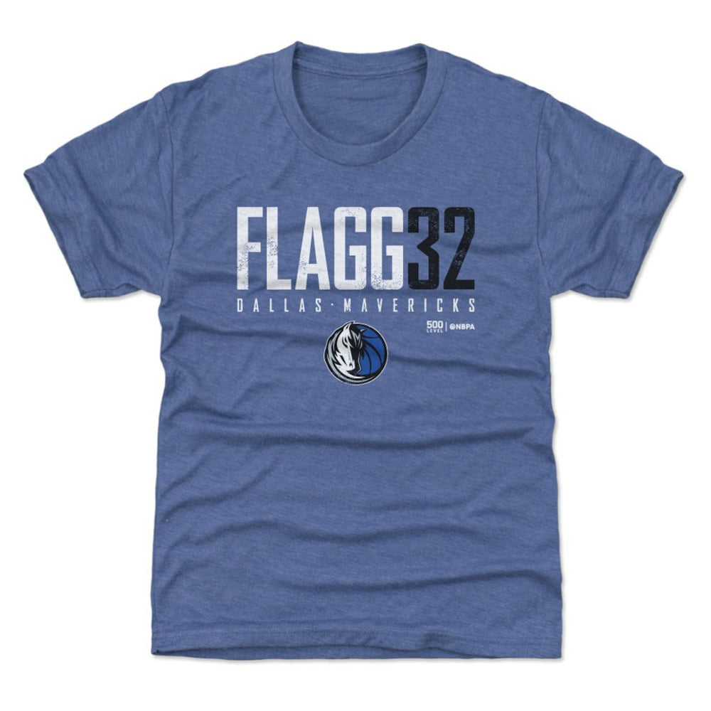 Cooper Flagg Dallas Mavericks 500 Level Youth Elite Name & Number T-Shirt sale - Blue sale