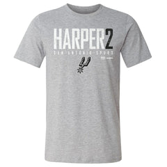Dylan Harper San Antonio Spurs 500 Level Elite T-Shirt - Heather Gray outlet
