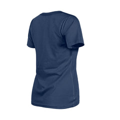 Milwaukee Brewers Women's Little Miss 2 V-Neck T-Shirt - Navy | New Era