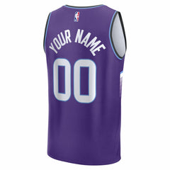 Utah Jazz Youth Fast Break Replica Custom Jersey - Icon Edition | Fanatics shop