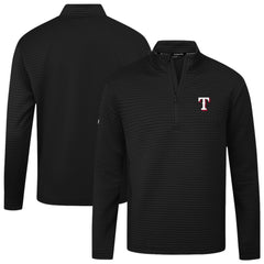 Texas Rangers Levelwear Women's Tailgate Insignia 2.0 Quarter-Zip Top - Black