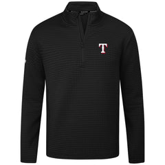 Texas Rangers Levelwear Women's Tailgate Insignia 2.0 Quarter-Zip Top - Black