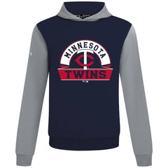 Minnesota Twins Levelwear Throwback Ultimate Banner Arch Hoodie - Navy