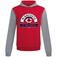 Minnesota Twins Levelwear Throwback Ultimate Banner Arch Hoodie - Red
